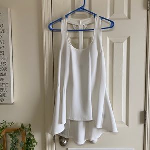 Monteau white bow halter top